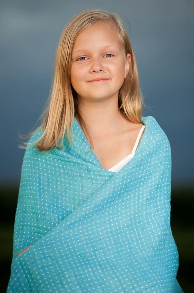 MEGA Pledd turkis 2 MEGA Pledd turkis - Bilde 2