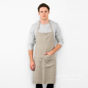 BALI Forkle natur 9 Grey apron, bali.