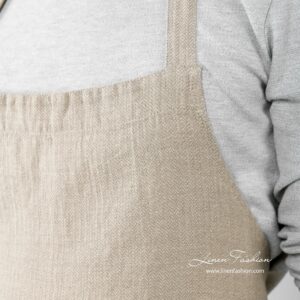 BALI Forkle natur 11 Grey colored apron, bali.