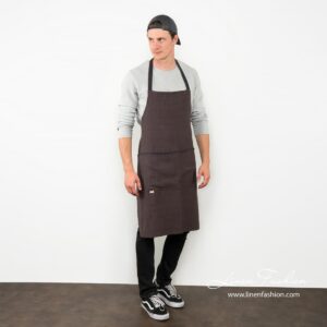 BALI Forkle mørkebrun 6 Dark brown apron, bali.