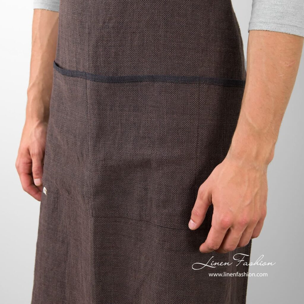 BALI Forkle mørkebrun 4 Dark brown colored apron, bali.