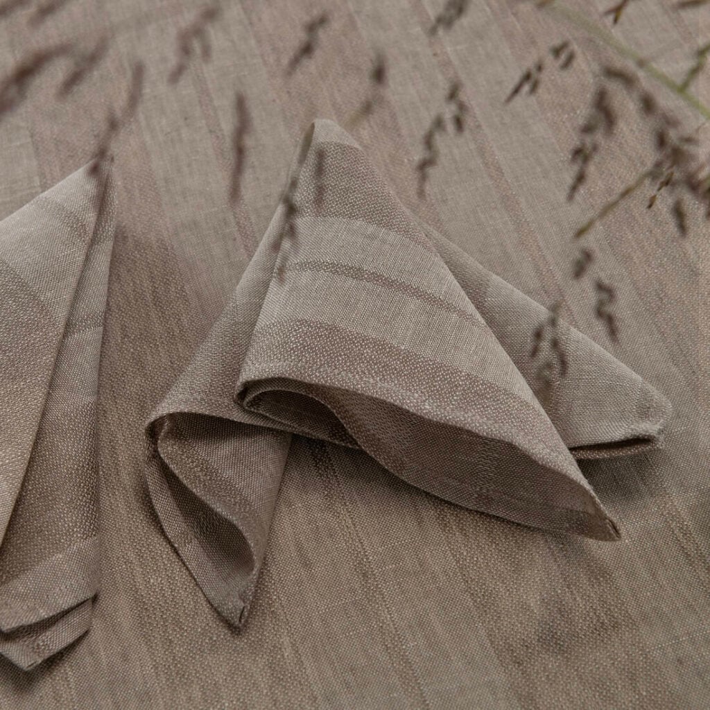 Sand beige linen cotton napkin