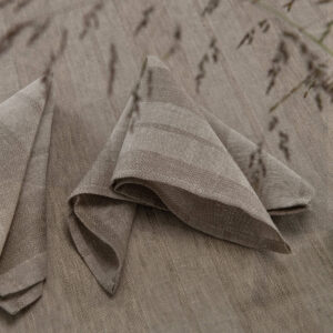 Sand beige linen cotton napkin
