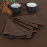 LUNA Serviett brun