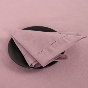 linen cotton lilac napkin