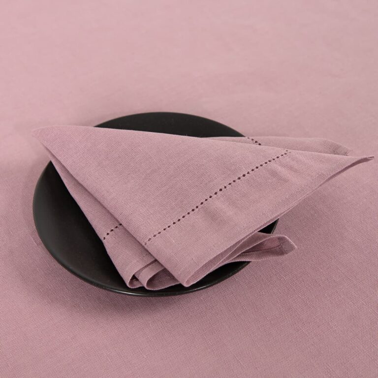 linen cotton lilac napkin