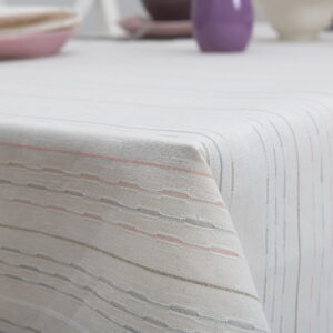 RIGA Duk hvit 12 Riga white tablecloth table edge