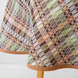 VIOLA Duk rund/oval brun grønn