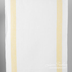 Fabric with yellow stripes