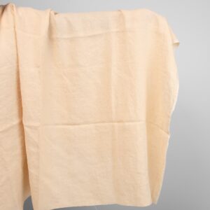 linen white yellow washed fabric