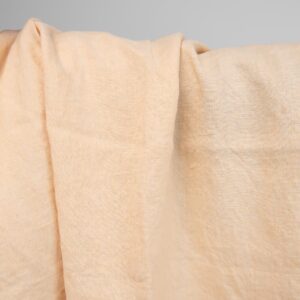 linen white yellow fabric, width 145cm.