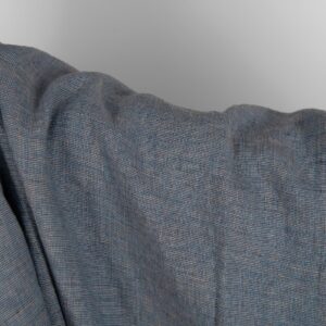 Linen Fabric Brownish Blue Color Washed for sewing clothes and home textiles