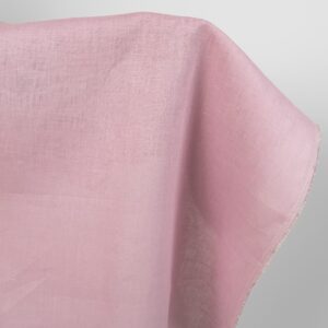 linen pink fabric, not washed