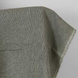 Linstoff grønn-svart småmønstret