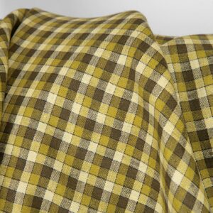 Linstoff gulgrønne ruter