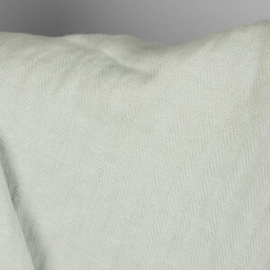 Linen cotton fabric in herringbone pattern