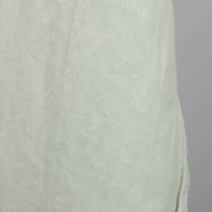 Bluish green linen cotton fabric, perfect for clothes and home textile