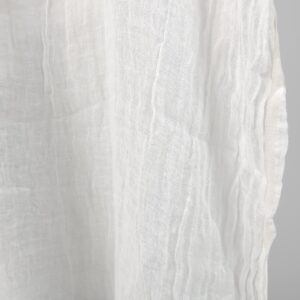 Off-White Transparent Linen Fabric, 150cm