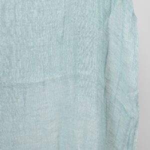mint linen gauze fabric washed, for curtains, scarfs.