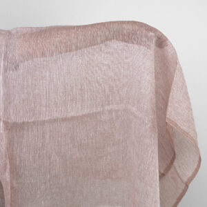 Brown beige linen fabric