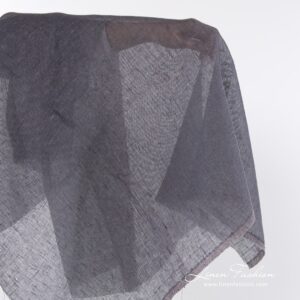 Linen fabric in dusty plum colour.