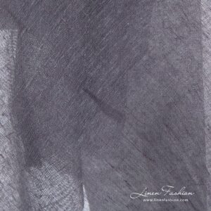 Dusty plum dyed linen fabric.