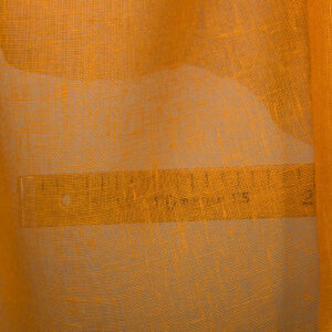 Gauze orange linen fabric measurement