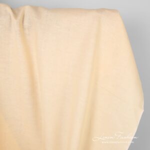 Linen fabric in cream color