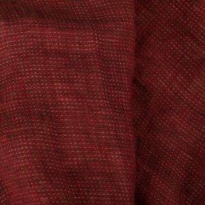 Dobbeltsidig vasket linstoff i varm brun