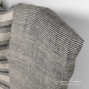 Striped linen diagonal stripes