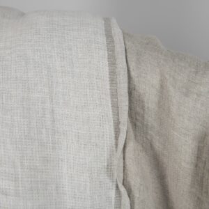 Vasket linstoff naturhvit tosidig 10 Washed linen fabric natural-white double-sided product picture