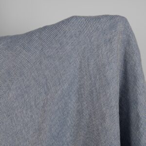 Washed linen fabric blueish grey colour small pattern product photo