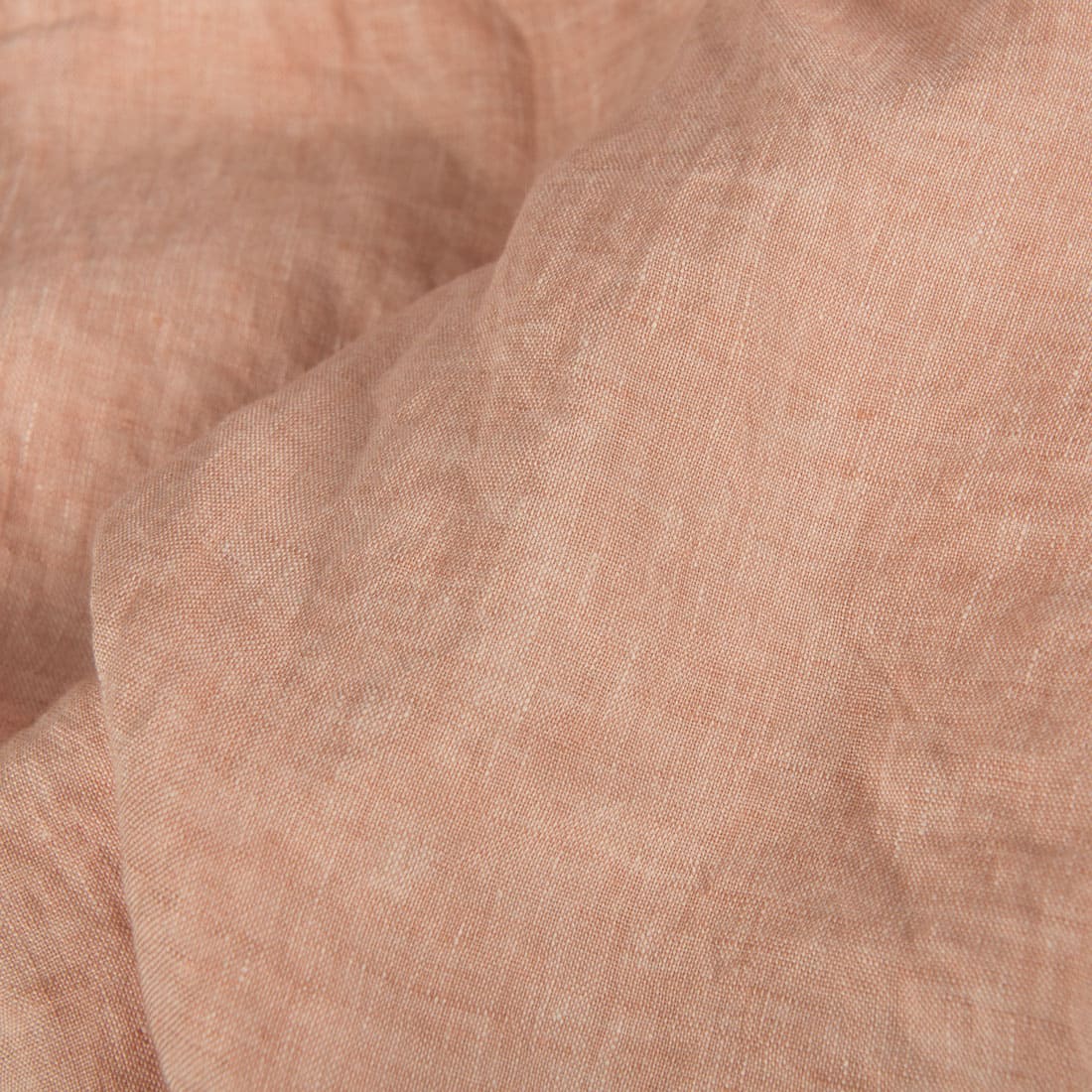 Lysebrunt vasket linstoff