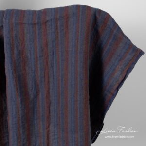 Grey brown fabric, washed linen