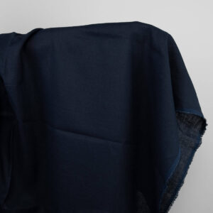 Dark blue linen fabric