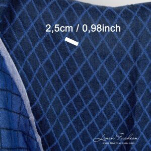 Double-sided linen fabric