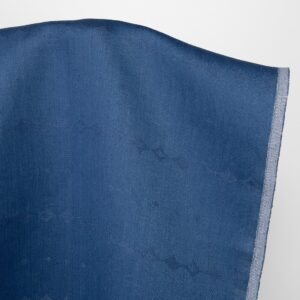 Linstoff gråblå subtile diamanter