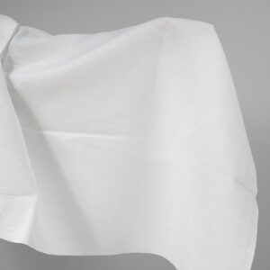 Linen cotton fabric optic white rhombus pattern