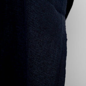 Vasket lin-bomull melert jacquardstoff 5 Black variegated jacquard linen fabric