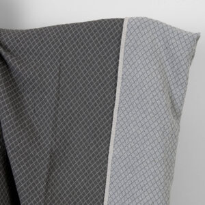 Lin-bomullsstoff diamant-jacquard vasket 5 Washed linen cotton fabric diamond jacquard