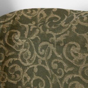 Lin-bomullsstoff grønn og naturlig jacquard gull-lurex 12 Lin-bomullsstoff grønn og naturlig jacquard gull-lurex