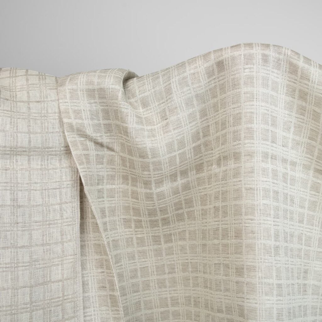 linen jacquard fabric squares