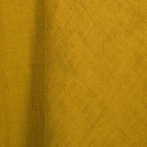 Yellow double-sided linen fabric