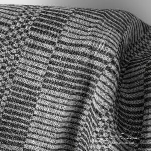 Black and white linen fabric, perfect for home textile