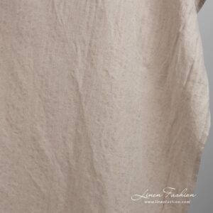 Natural color linen cotton fabric, perfect for clothes and home textile