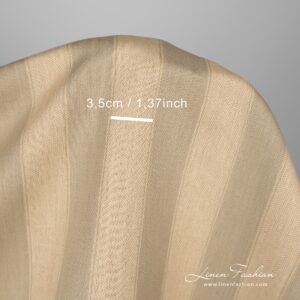 Lin-bomullsstoff i fiskebeinsmønster