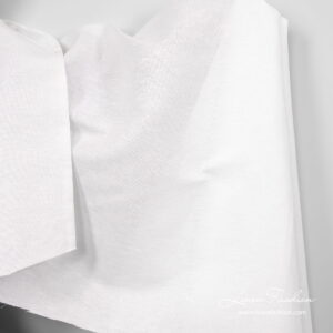 Linen cotton fabric optical white