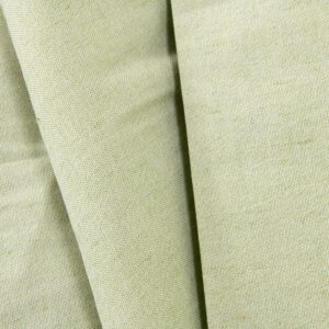 linen cotton light green fabric, width 150cm