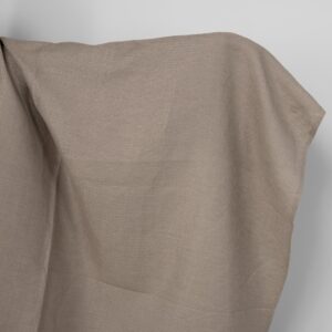 Linen cotton fabric light linen grey colour waffle