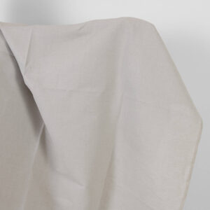 Linen cotton fabric light beige-grey melange